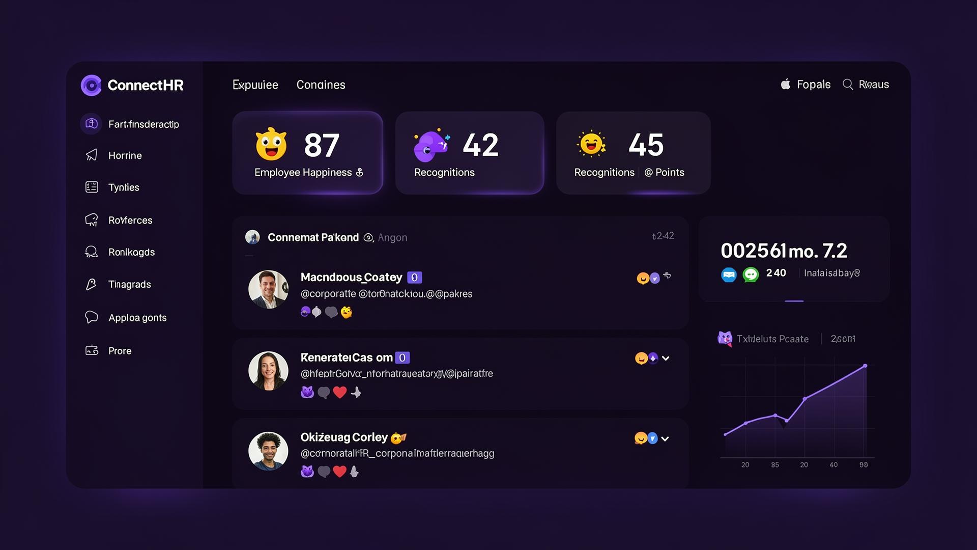 ConnectHR dashboard